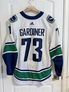 Authentic Adidas Adizero MIC Vancouver Canucks Reid Gardiner Jersey Size 58